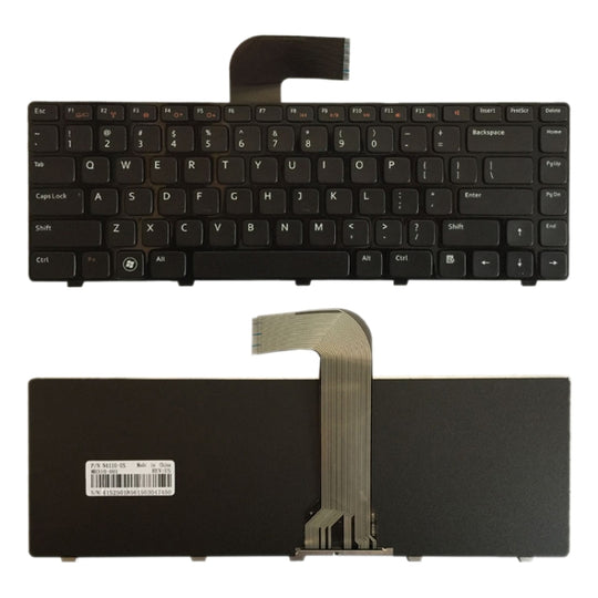 Clavier américain pour DELL Inspiron 14R N4110 M4110 N4050 M4040 N5050 M5050 M5040 N5040 3330 X501LX502L P17S P18 N4120 M4120 L502X (noir)