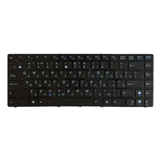 RU Keyboard for Asus K42J X43 X43B A43S A42 K42 A42J X42J K43S UL30 N42 N43 B43 U41 K43S U35J UL80(Black) - Replacement Keyboards by buy2fix | Online Shopping UK | buy2fix