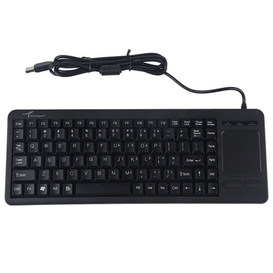 DS-8800 USB Interface Prevent Water Splashing Laser Engraving Character One-piece Wired Touchpad Keyboard, Length: 1.5m by buy2fix