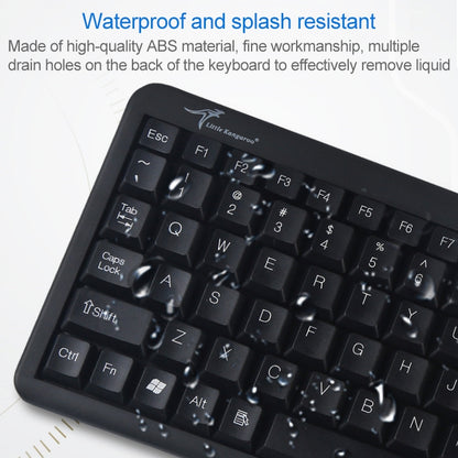 DS-8800 PS / 2 Interface Prevent Water Splashing Laser Engraving Character One-piece Wired Touchpad Keyboard, Length: 1.5m by buy2fix