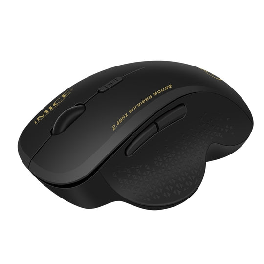 Souris sans fil iMICE G6 souris de bureau 2.4G souris de jeu à 6 boutons (noir)