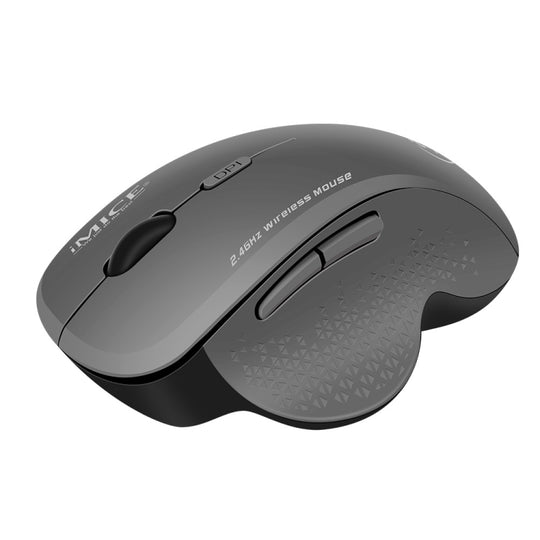 Souris sans fil iMICE G6 Souris de bureau 2,4 G Souris de jeu à 6 boutons (gris)