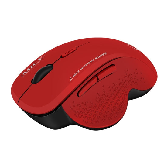 Souris sans fil iMICE G6 Souris de bureau 2,4 G Souris de jeu à 6 boutons (rouge)