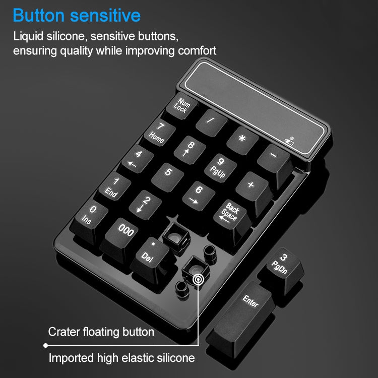 MC Saite 525BT 19 Keys Bluetooth Numeric Keyboard by MC Saite