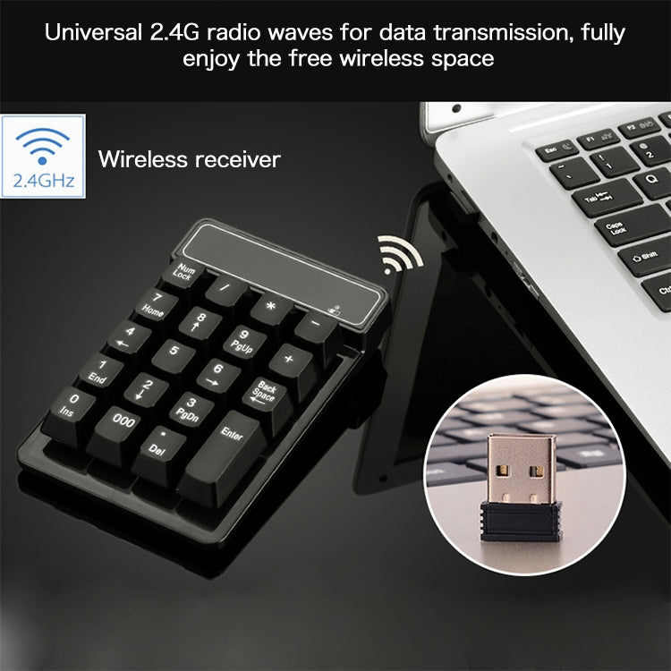 MC Saite 525RF 19 Keys Wireless 2.4G Numeric Keyboard by MC Saite