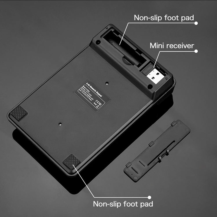 MC Saite 525RF 19 Keys Wireless 2.4G Numeric Keyboard by MC Saite