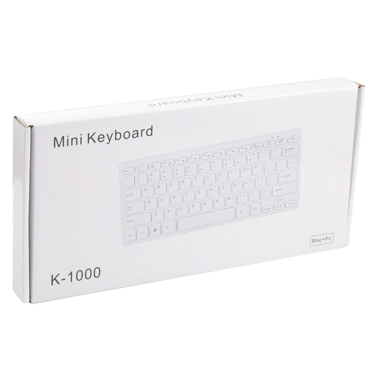 TT-A01 Ultra-thin Design Mini Wired Keyboard, German Version (Black) by buy2fix