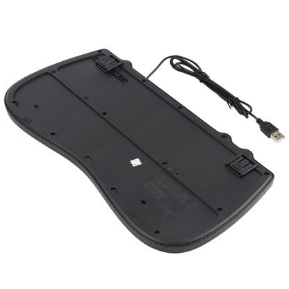 KB-301B Multimedia Notebook Mini Wired Keyboard, English Version (Black) by buy2fix