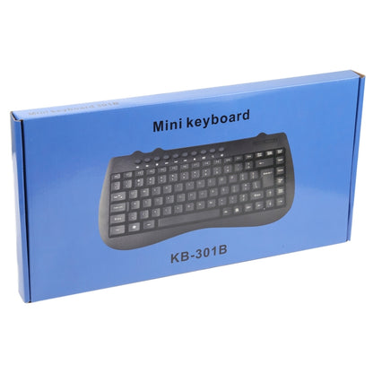 KB-301B Multimedia Notebook Mini Wired Keyboard, Arabic Version (Black) by buy2fix