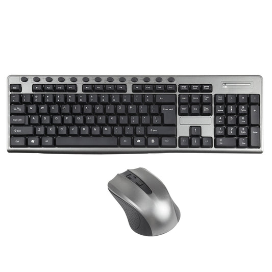 KB-6600 2.4Ghz Office Waterproof Wireless Keyboard Mouse Set by buy2fix