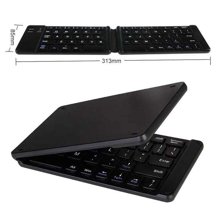B05 USB Charging Portable Mini Folding Bluetooth Wireless Keyboard (White) by buy2fix