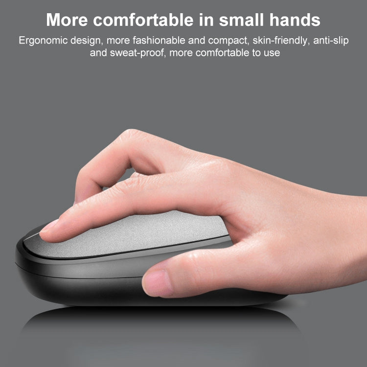 ZGB 007 2.4G Computer Laptop Wireless Mini Mouse (Grey) by Chasing Leopard
