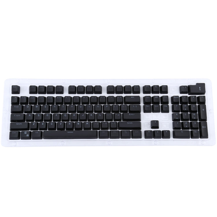 104 Keys Double Shot PBT Backlit Keycaps for Mechanical Keyboard(Black) by buy2fix