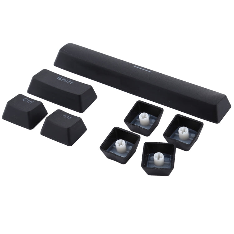104 Keys Double Shot PBT Backlit Keycaps for Mechanical Keyboard(Black) by buy2fix