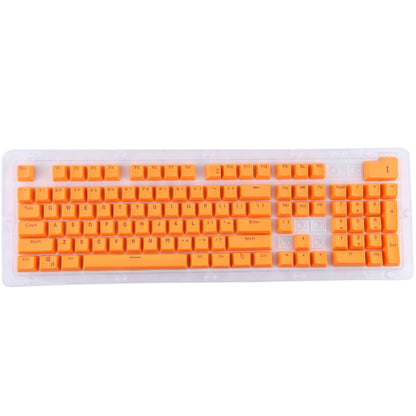104 Keys Double Shot PBT Backlit Keycaps for Mechanical Keyboard(Orange) by buy2fix