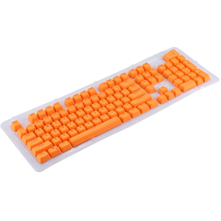 104 Keys Double Shot PBT Backlit Keycaps for Mechanical Keyboard(Orange) by buy2fix