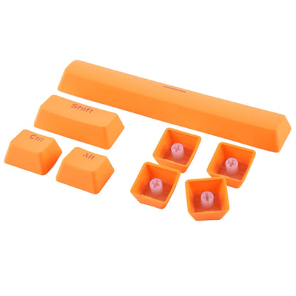 104 Keys Double Shot PBT Backlit Keycaps for Mechanical Keyboard(Orange) by buy2fix