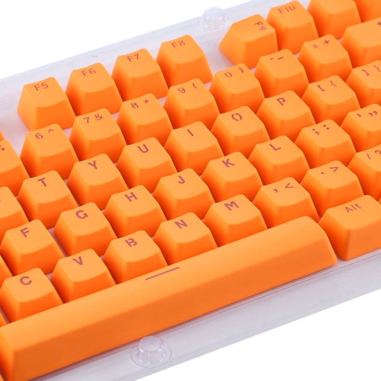 104 Keys Double Shot PBT Backlit Keycaps for Mechanical Keyboard(Orange) by buy2fix