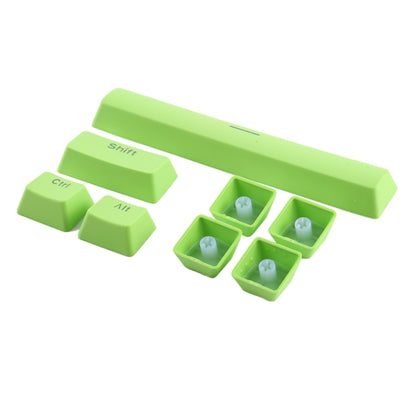 104 Keys Double Shot PBT Backlit Keycaps for Mechanical Keyboard (Green) by buy2fix