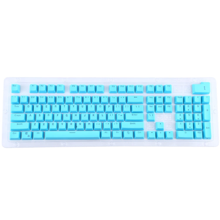 104 Keys Double Shot PBT Backlit Keycaps for Mechanical Keyboard(Blue) by buy2fix