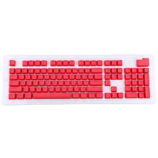 104 Keys Double Shot PBT Backlit Keycaps for Mechanical Keyboard(Red) by buy2fix