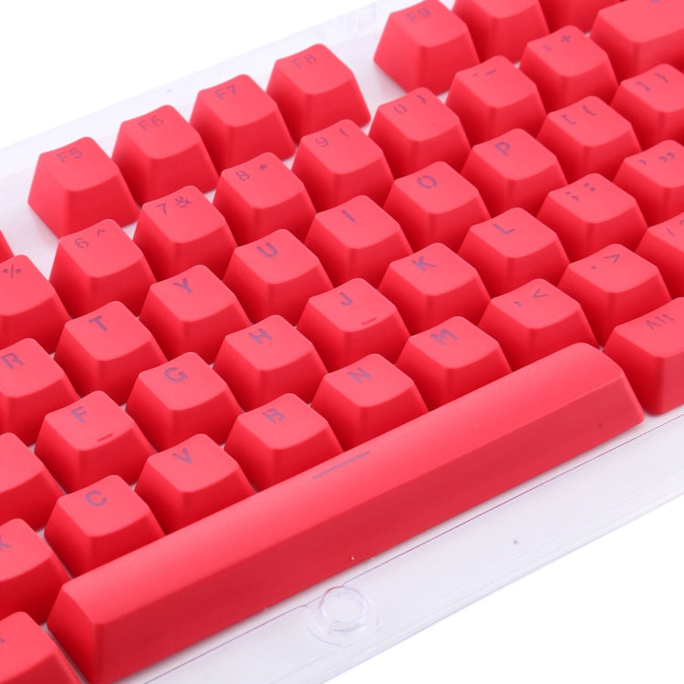 104 Keys Double Shot PBT Backlit Keycaps for Mechanical Keyboard(Red) by buy2fix