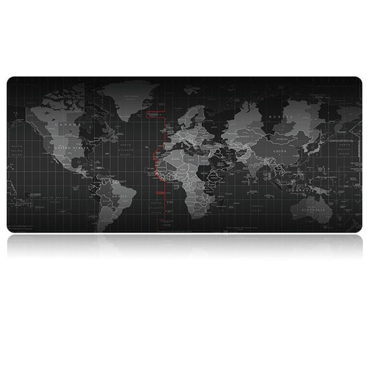 Extended Large Anti-Slip World Map Pattern Soft Rubber Smooth Cloth Surface Game Mouse Pad Keyboard Mat, Size: 70 x 30cm by buy2fix
