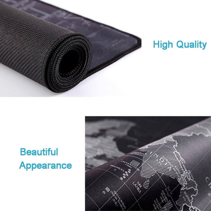 Extended Large Anti-Slip World Map Pattern Soft Rubber Smooth Cloth Surface Game Mouse Pad Keyboard Mat, Size: 70 x 30cm by buy2fix