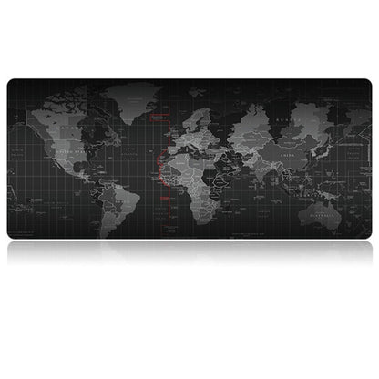 Extended Large Anti-Slip World Map Pattern Soft Rubber Smooth Cloth Surface Game Mouse Pad Keyboard Mat, Size: 60 x 30cm by buy2fix