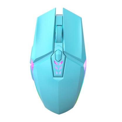 S700 Colorful Light USB Wired Office Gaming Mouse (Blue) by buy2fix