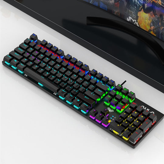 AULA S2022 USB Wired Mechanical Keyboard (Black)