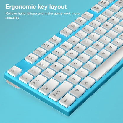 ZGB 8820 Candy Color Wireless Keyboard + Mouse Set (Black) by Chasing Leopard