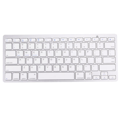 BK-3001 Bluetooth Wireless 78 Keys Ultrathin Keyboard for Windows / iPad / iPhone(Silver) -  by buy2fix | Online Shopping UK | buy2fix