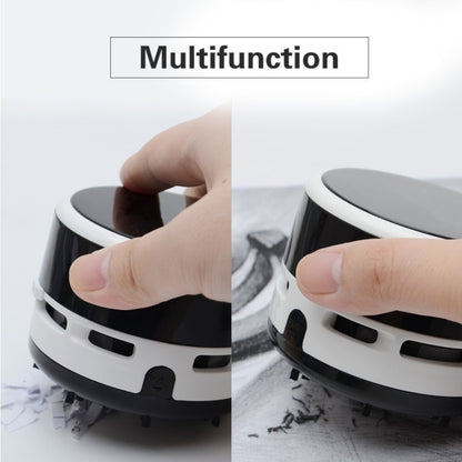 Mini Cute Personality Household / Vehicle Handheld Desk Table Keyboard Vacuum Cleaner, Size: 8x6x6cm(Black) by buy2fix