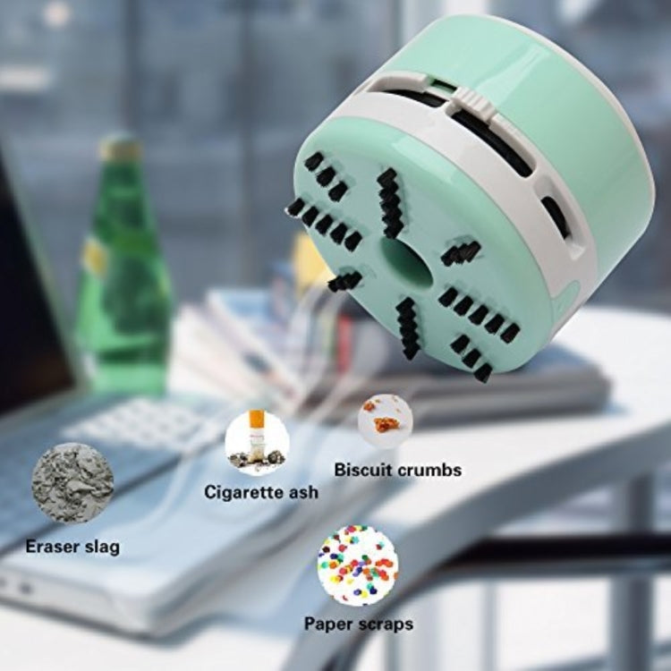 Mini Cute Personality Household / Vehicle Handheld Desk Table Keyboard Vacuum Cleaner, Size: 8x6x6cm(Blue) by buy2fix