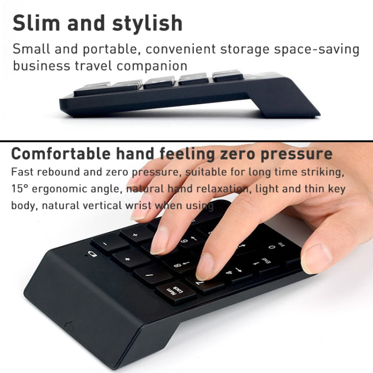 MC Saite 2129RF 18 Keys Wireless 2.4G Numeric Keyboard by MC Saite