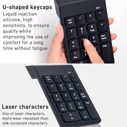 MC Saite 2129RF 18 Keys Wireless 2.4G Numeric Keyboard by MC Saite