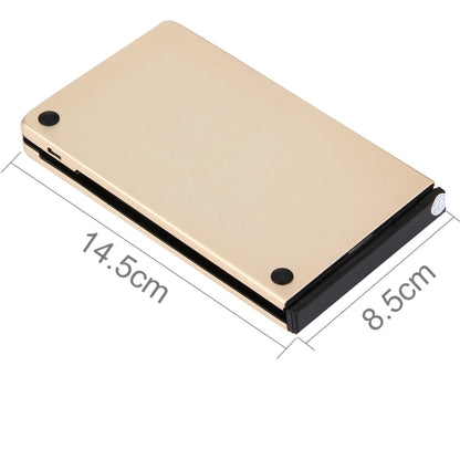 F66 Foldable Bluetooth Wireless 66 Keys Keyboard, Support Android / Windows / iOS(Gold) by buy2fix