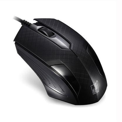 Chasing Leopard 129 USB Universal Wired Optical Gaming Mouse with Counter Weight, Length: 1.3m(Black) by Chasing Leopard