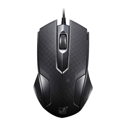 Chasing Leopard 129 USB Universal Wired Optical Gaming Mouse with Counter Weight, Length: 1.3m(Black) by Chasing Leopard