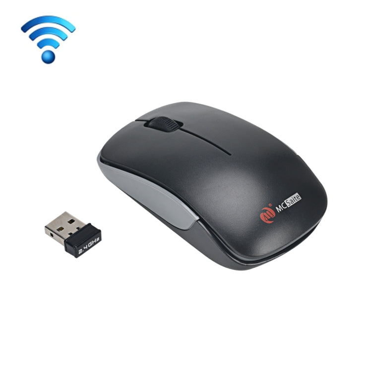 MC Saite MC-367 2.4GHz Wireless Mouse with USB Receiver for Computer PC Laptop (Black) by MC Saite