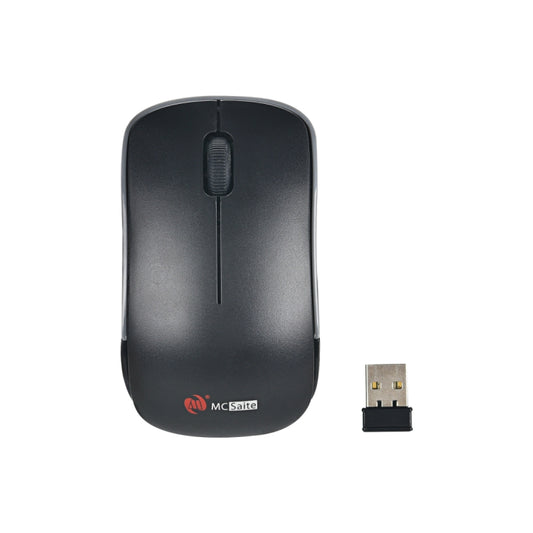 MC Saite MC-367 2.4GHz Wireless Mouse with USB Receiver for Computer PC Laptop (Black) by MC Saite