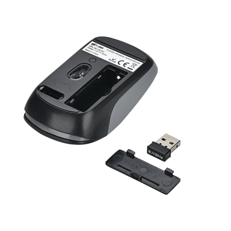 MC Saite MC-367 2.4GHz Wireless Mouse with USB Receiver for Computer PC Laptop (Black) by MC Saite