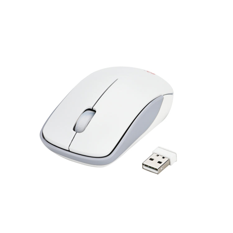 MC Saite MC-367 2.4GHz Wireless Mouse with USB Receiver for Computer PC Laptop (White) by MC Saite