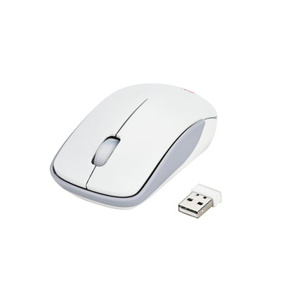 MC Saite MC-367 2.4GHz Wireless Mouse with USB Receiver for Computer PC Laptop (White) by MC Saite
