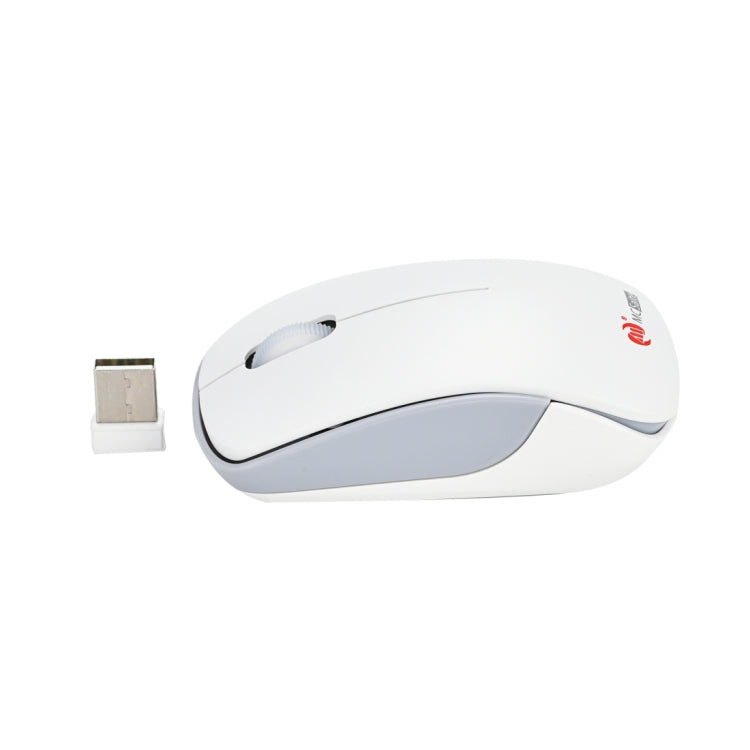 MC Saite MC-367 2.4GHz Wireless Mouse with USB Receiver for Computer PC Laptop (White) by MC Saite