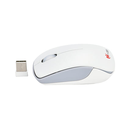 MC Saite MC-367 2.4GHz Wireless Mouse with USB Receiver for Computer PC Laptop (White) by MC Saite