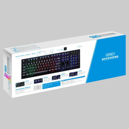 ZGB G20 104 Keys USB Wired Mechanical Feel Glowing Computer Keyboard Gaming Keyboard(Black) by buy2fix
