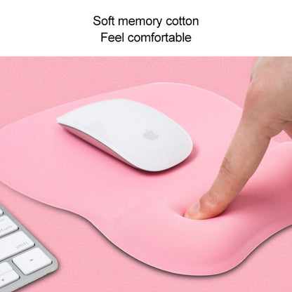 MONTIAN MF-01 Oval Slow Rebound Memory Cotton Soft Bracer Mouse Pad(Pink) by buy2fix