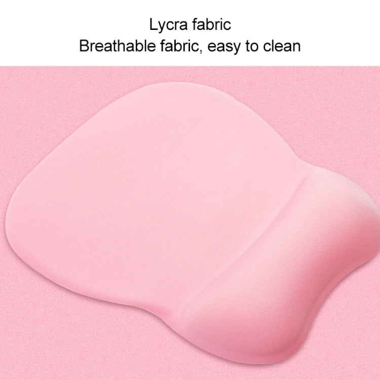 MONTIAN MF-01 Oval Slow Rebound Memory Cotton Soft Bracer Mouse Pad(Pink) by buy2fix